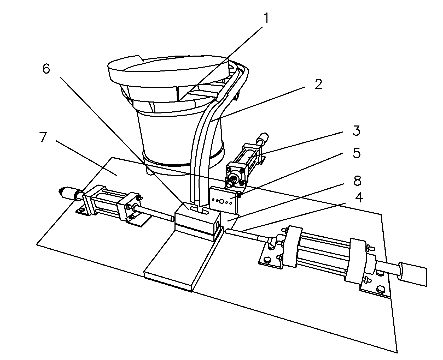 T-shaped tee joint full-automatic orifice expanding machine and tee joint orifice expanding method thereof