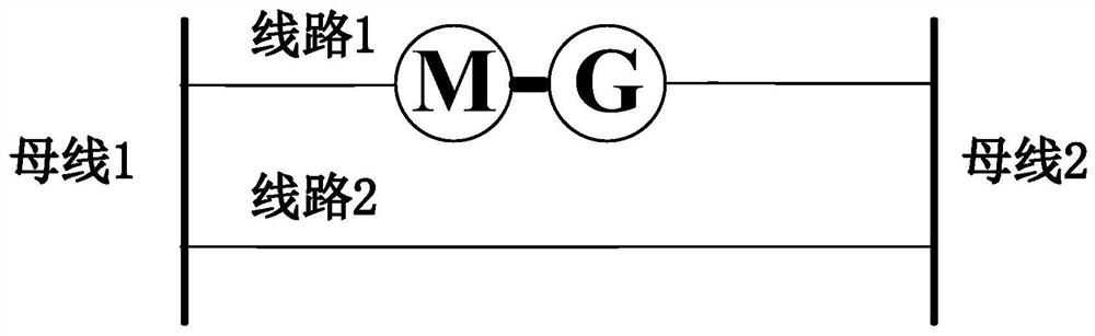 Motor series system with reactive compensation and active power flow control functions and control method