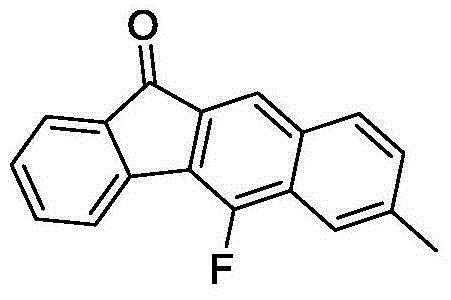 Method for synthesizing fluorofluorenone compound