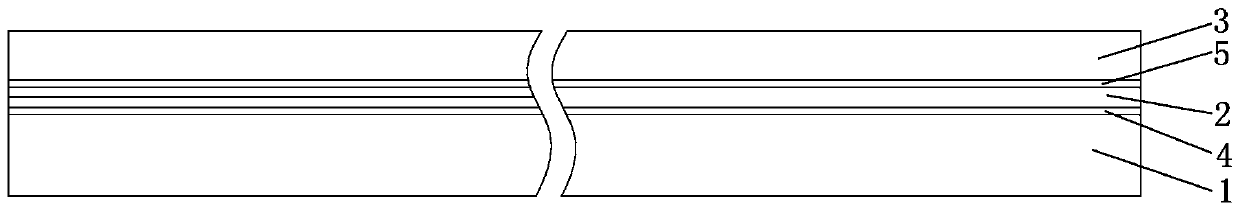 Thermosetting resin for stainless steel-aluminum alloy composite coil production and application