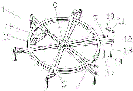 Gripping device for conveying wafer carrying discs