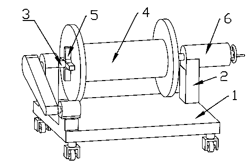 Cable reeling device