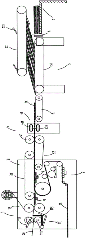 Natural solidifying equipment for synchronous cutting of coated paperboards