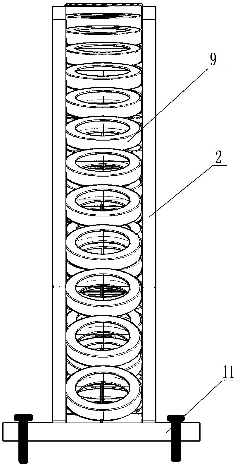 Waste and old tyre truss