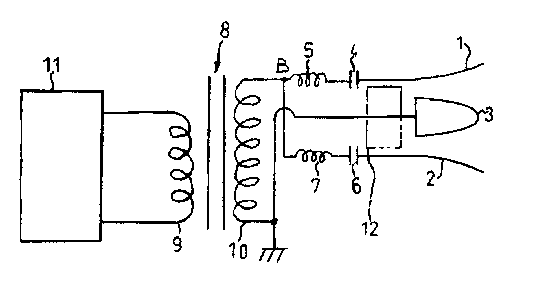 Power supply circuit for plasma generation, plasma generating apparatus, plasma processing apparatus and plasma processed object