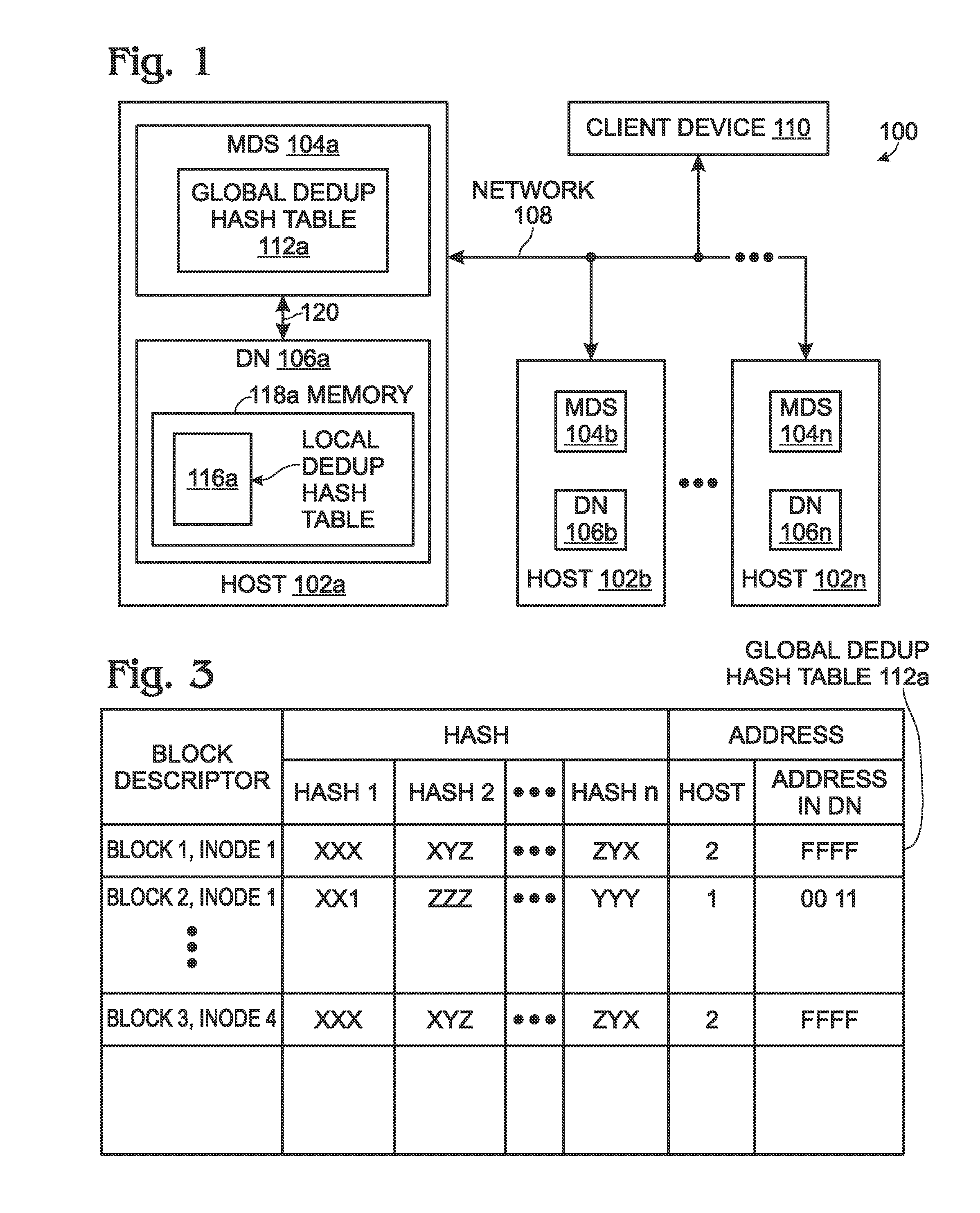 Distributed file system with client-side deduplication capacity