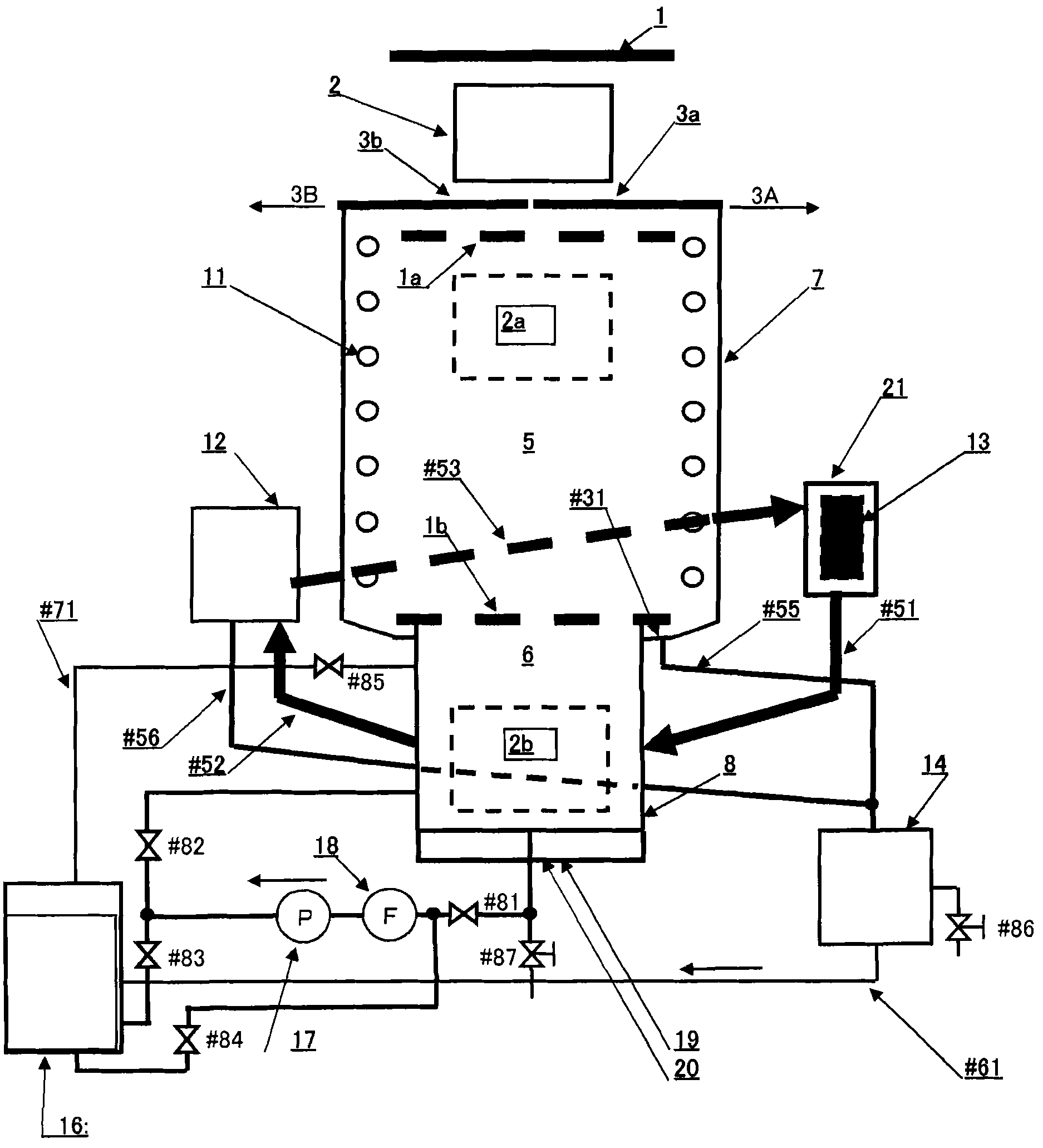 Closed type drying device