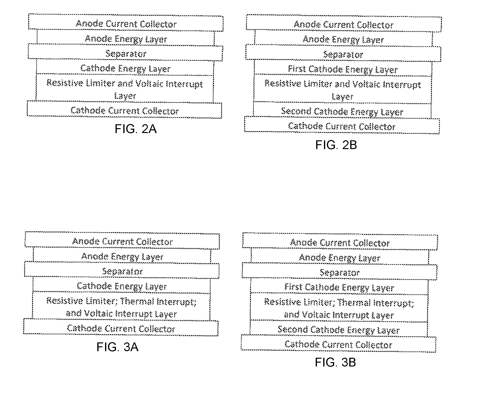 Rechargeable battery with internal current limiter and interrupter