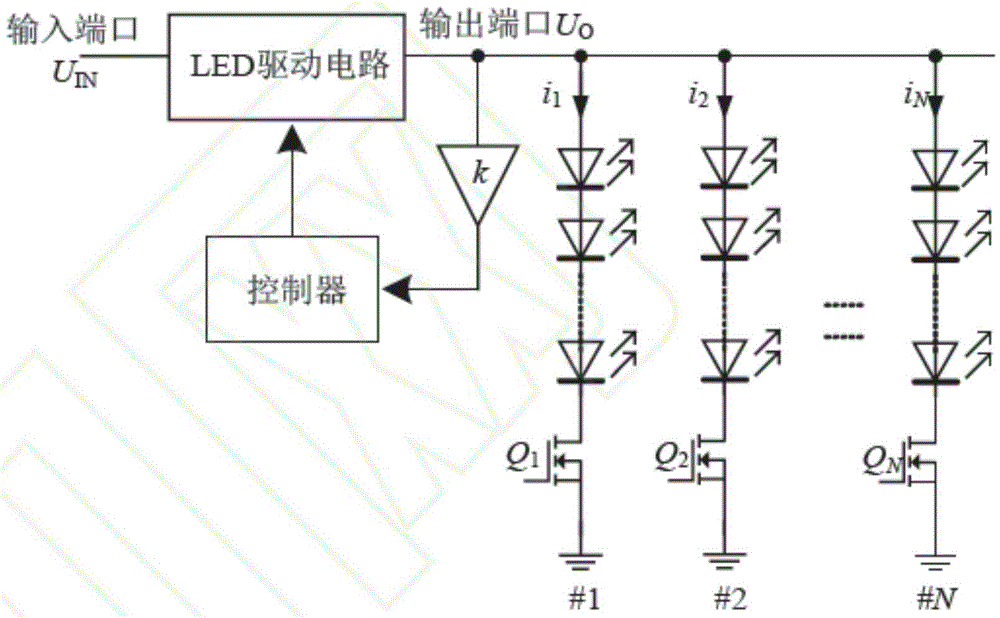 LED current sharing circuit