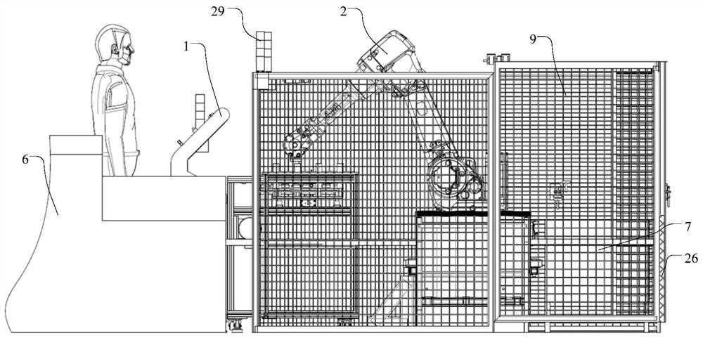 Automatic feeding system and safety protection control device and method thereof