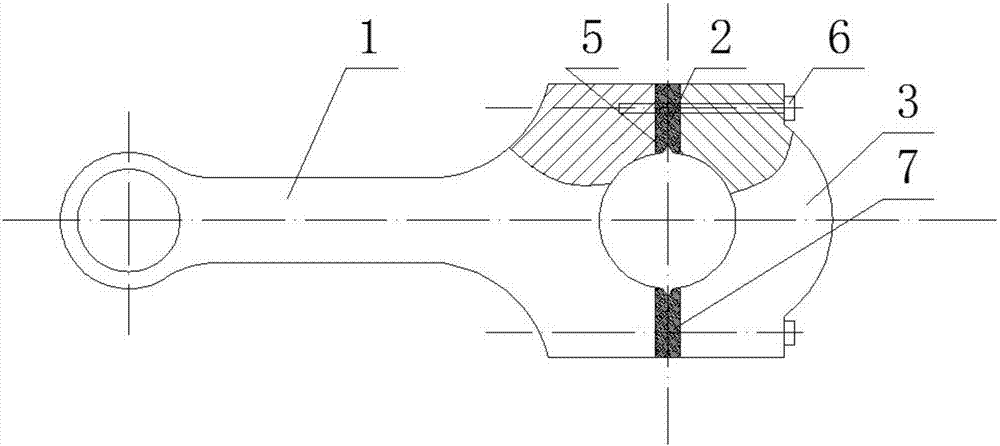 Method for forging steel bimetallic fracture splitting connecting rod