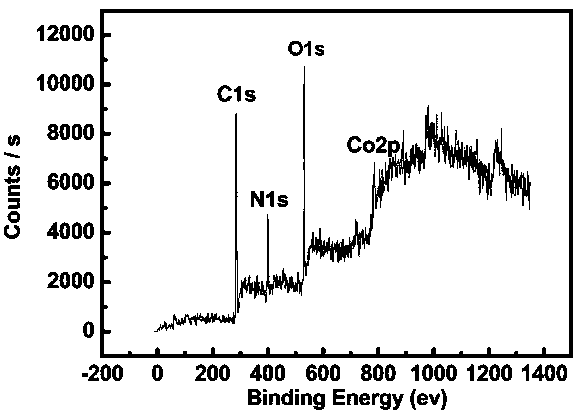 Preparation method of carbon nano-enzyme co-doped with active metal and nitrogen element and application thereof as nano biological probe for detecting hydrogen peroxide