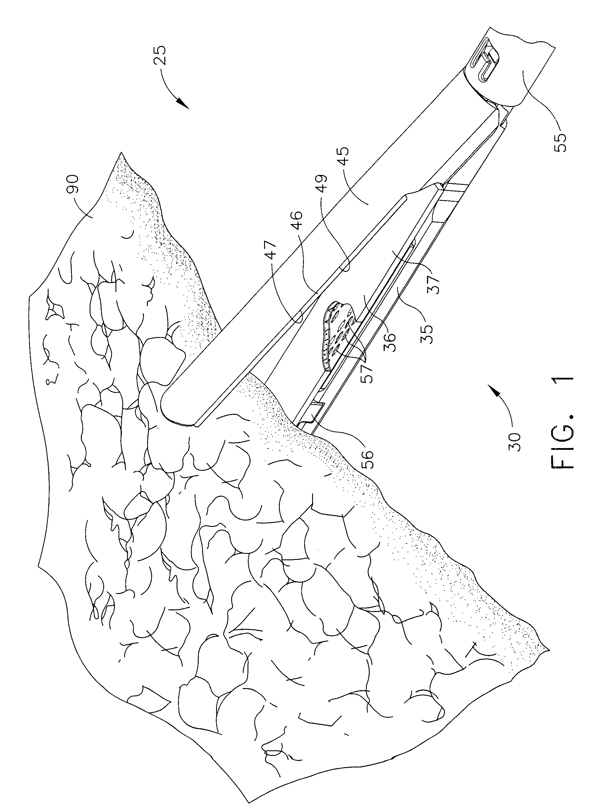Surgical fastening device with initiator impregnation of a matrix or buttress to improve adhesive application
