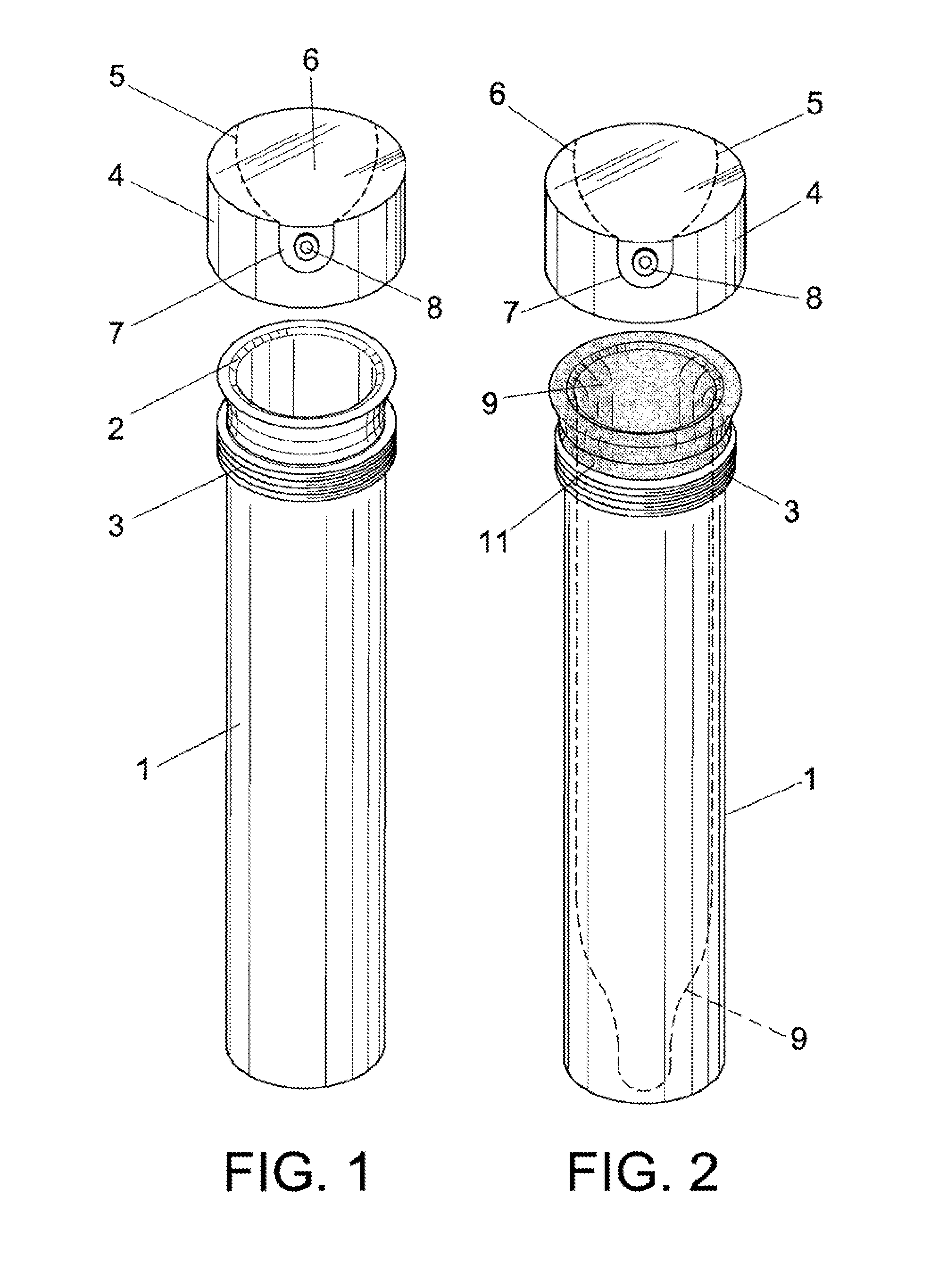 Device for collecting semen samples