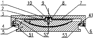 Spherical tensile steel support and multi-angle load dispersion method