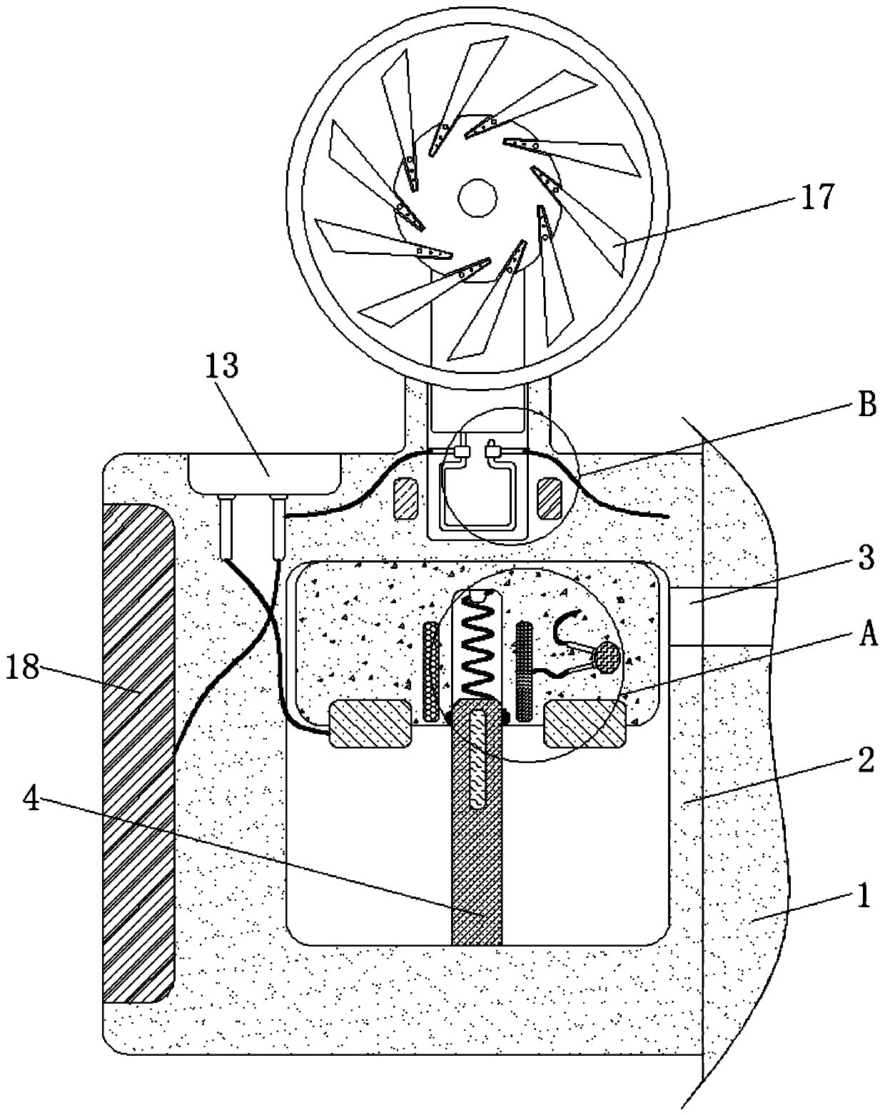 Solar power generation control device capable of accurately irrigating fruits and vegetables