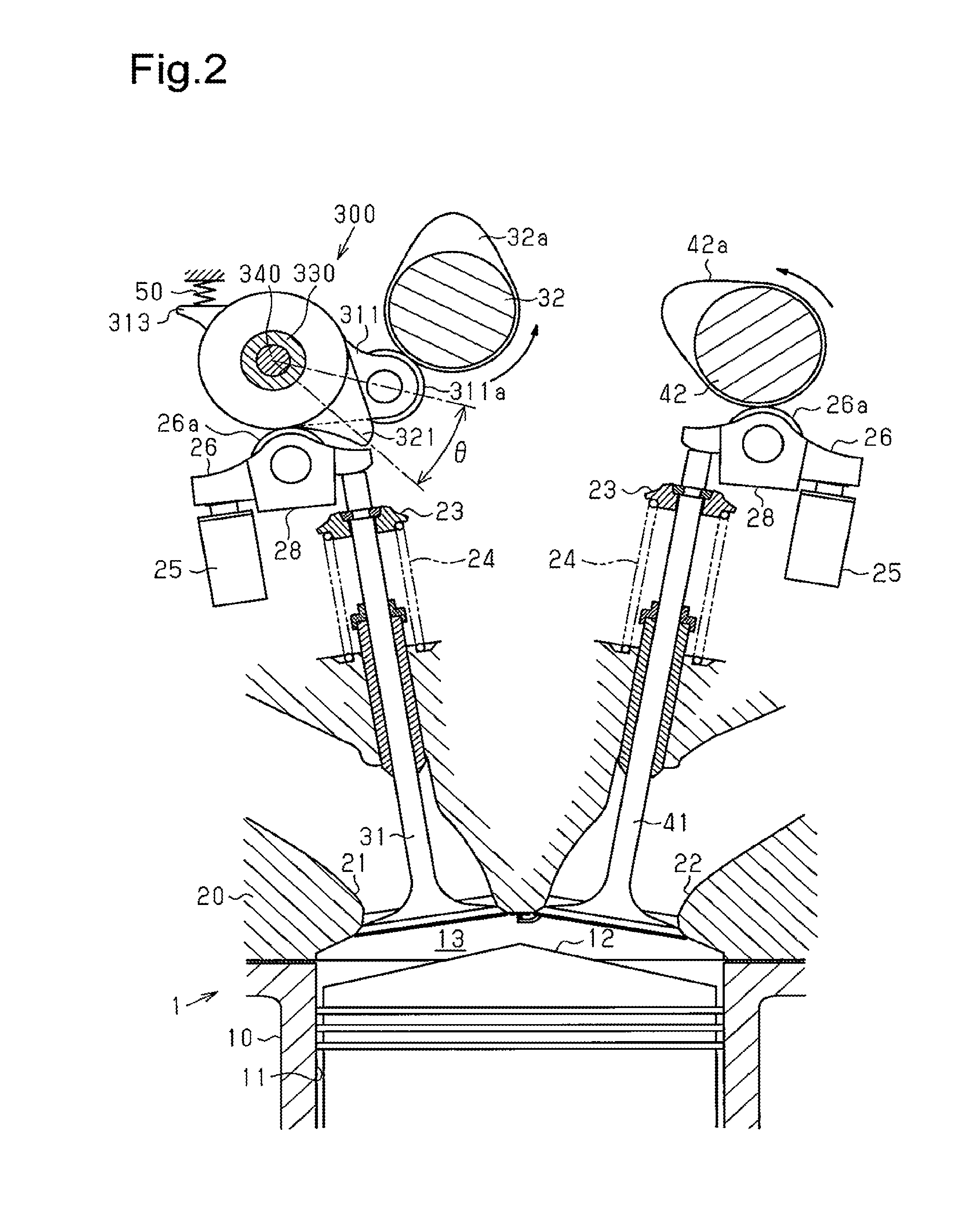 Controller for variable valve mechanism