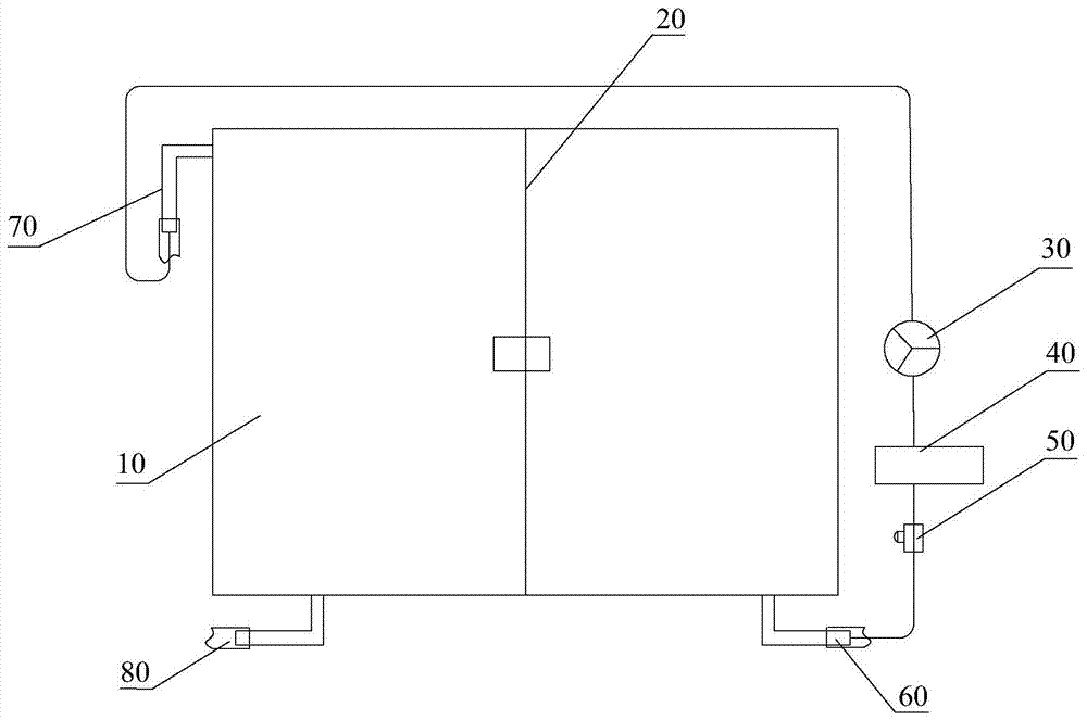 Fuel circulation filter system, fuel tank and construction machinery