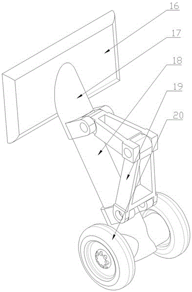 Two-wheel self-balancing electric vehicle provided with hand brake system