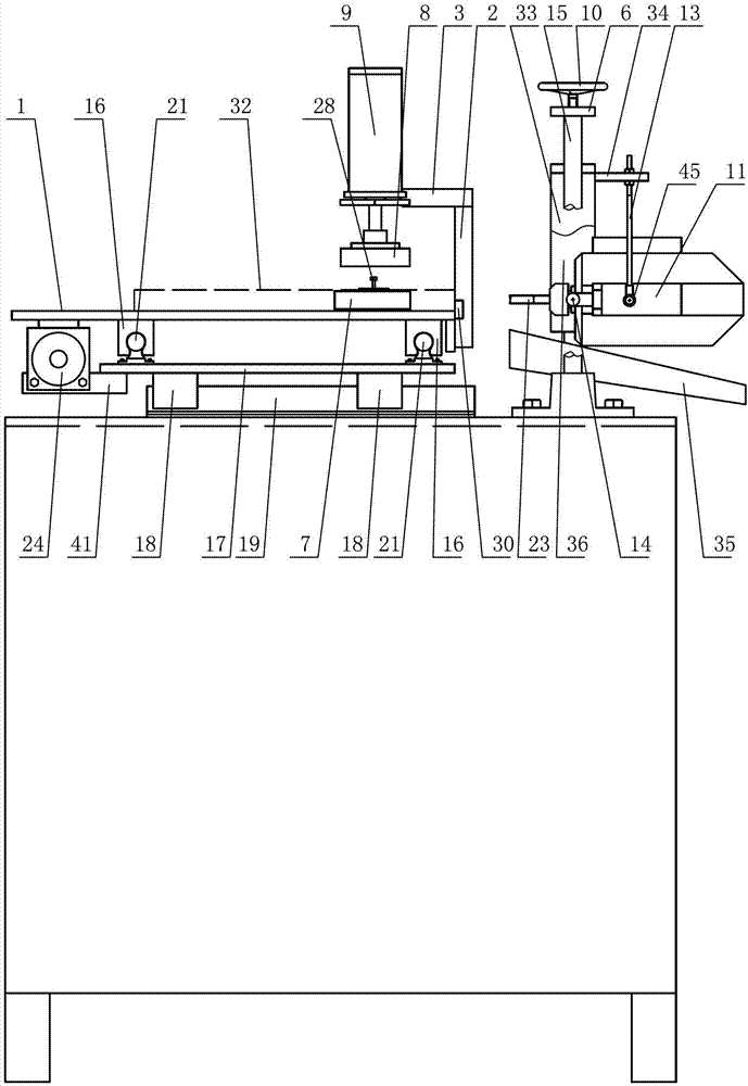 Equipment for processing tag slot on side edge of chopping board