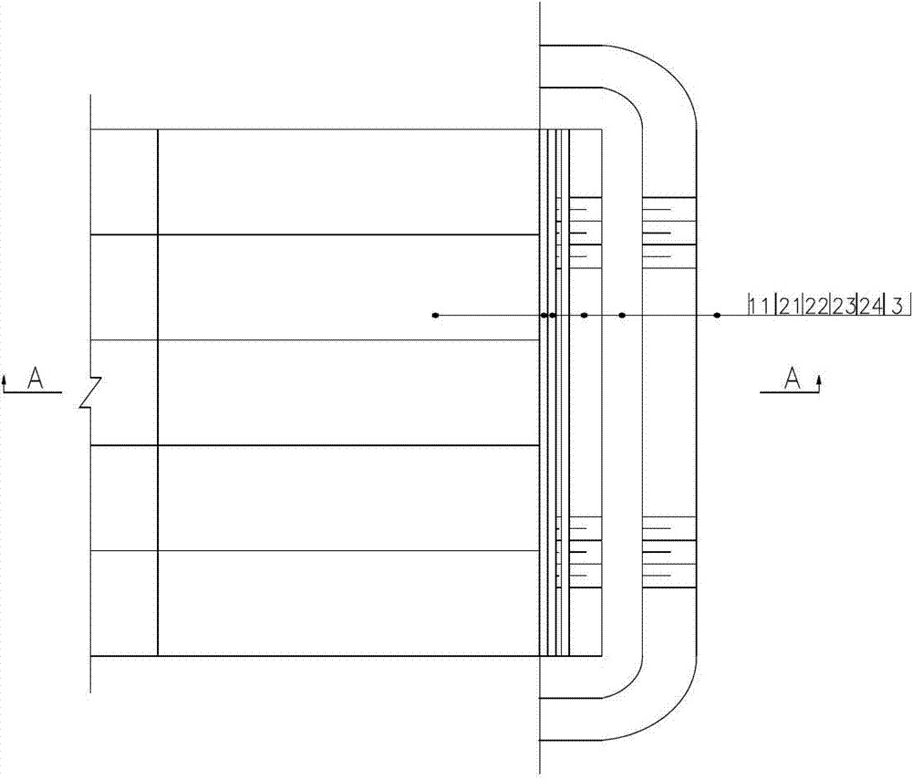 Self-sliding dropping type flexible slideway of ocean platform