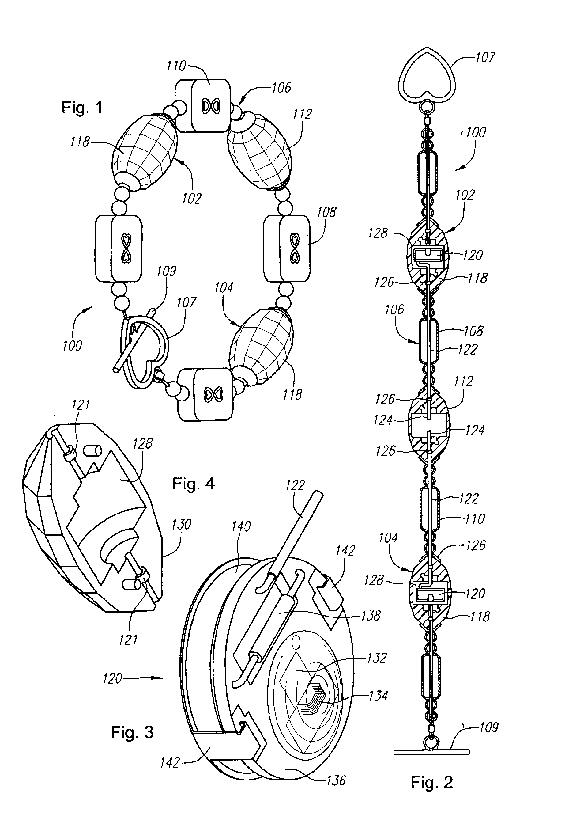 Fashion accessory with wireless signal alerting device