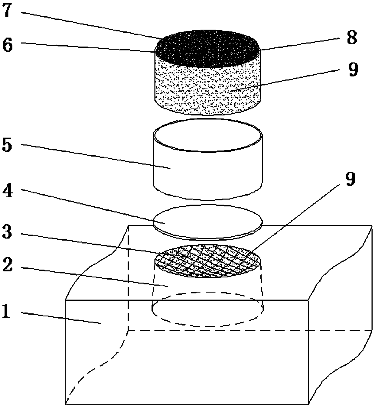 Brazing method for improving connecting strength of PDC and steel matrix