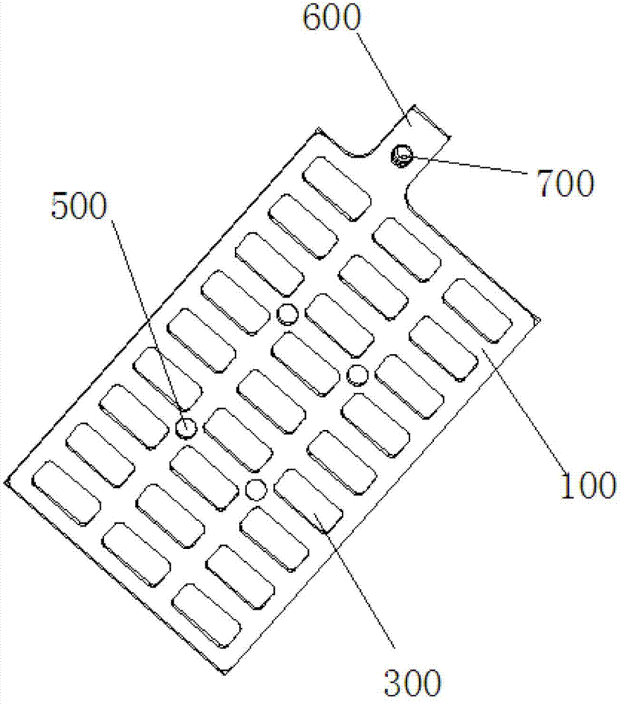 Carbon plastic composite polar plate grid and preparation method thereof