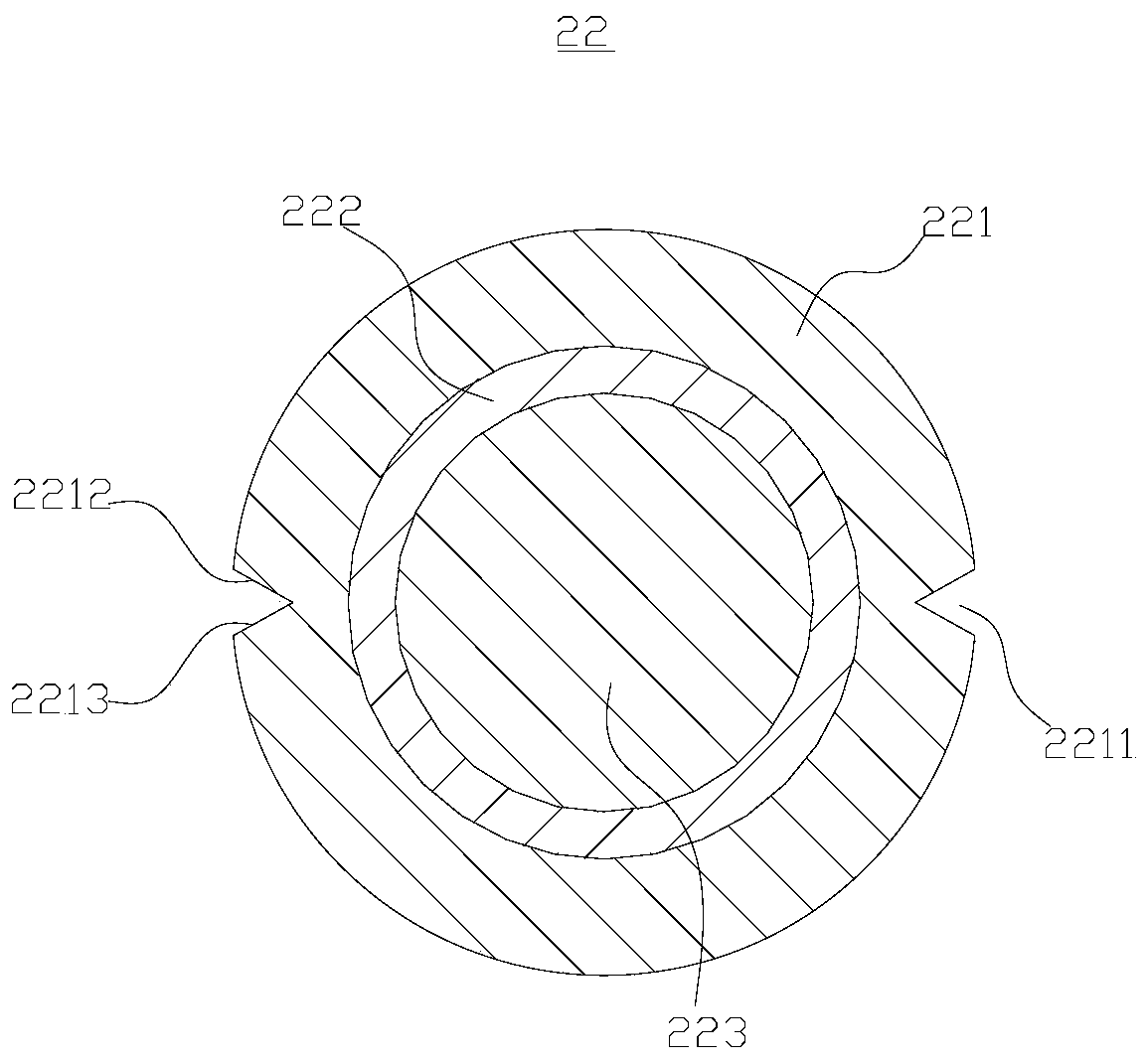 Photoelectric composite cable and forming method thereof