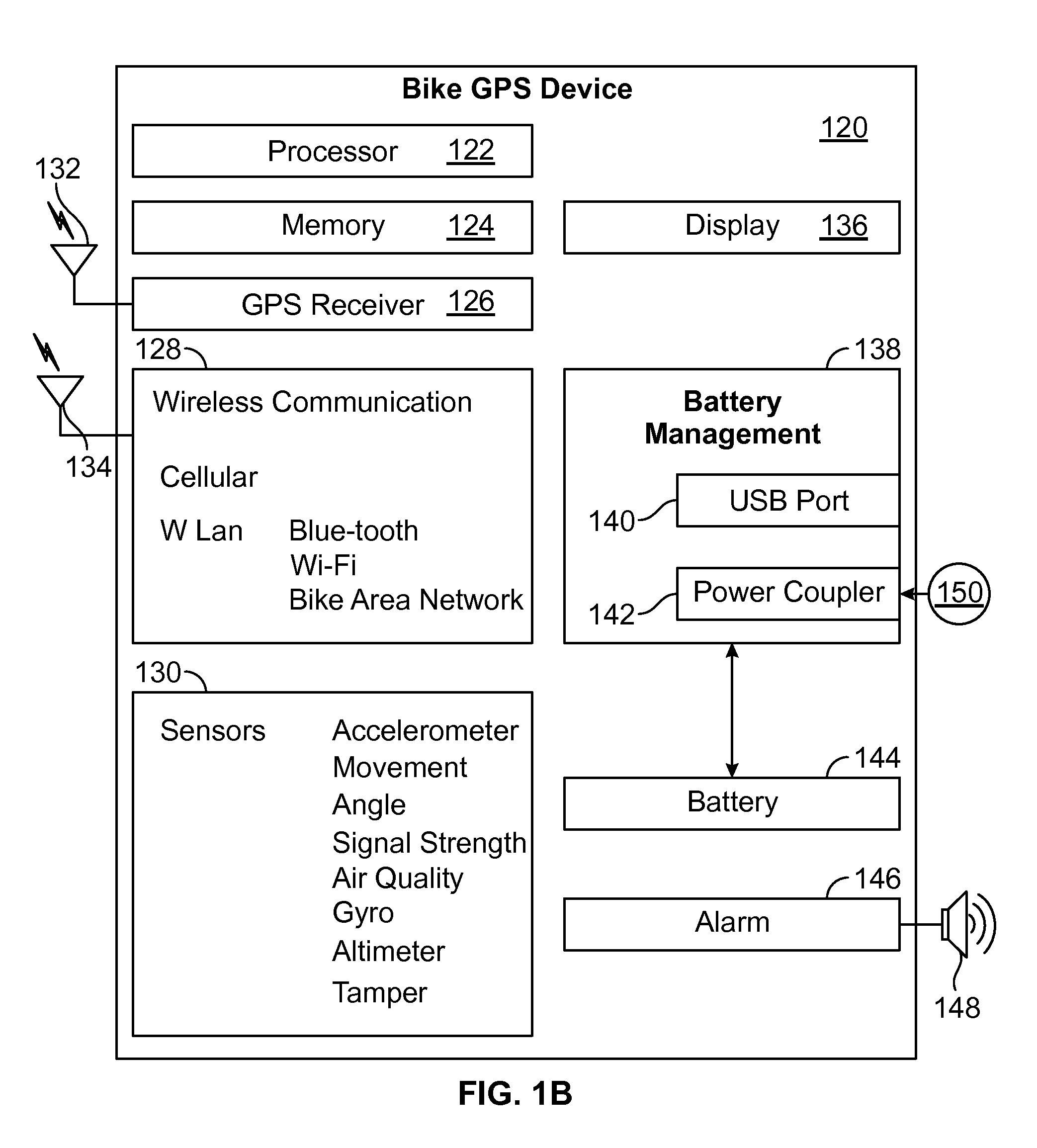 Cloud based activity monitor for bicycles and application