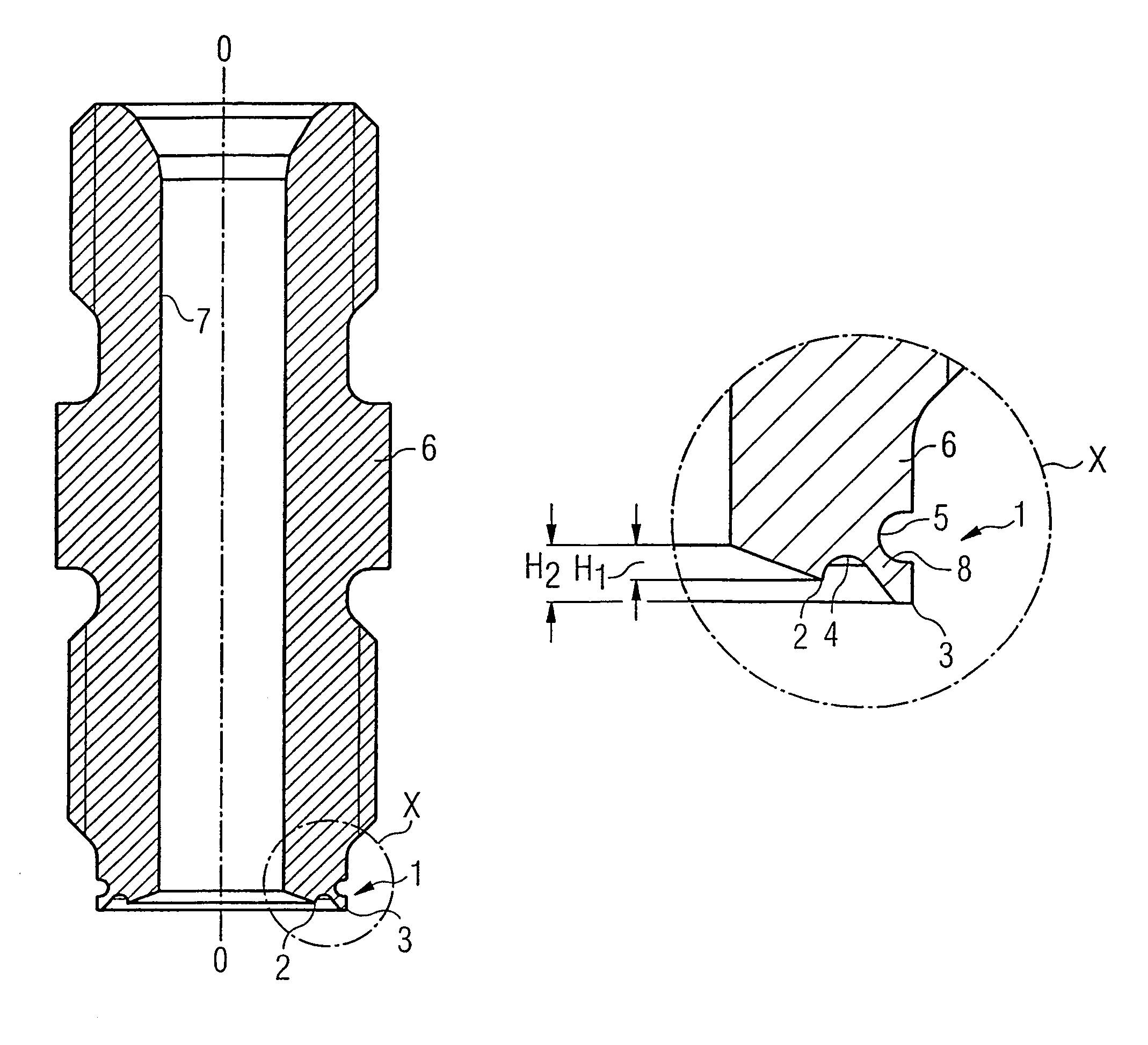 Sealing device for a high-pressure sealing of line junctions