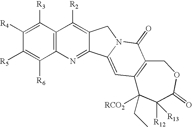 Nitrogen-based homo-camptothecin derivatives
