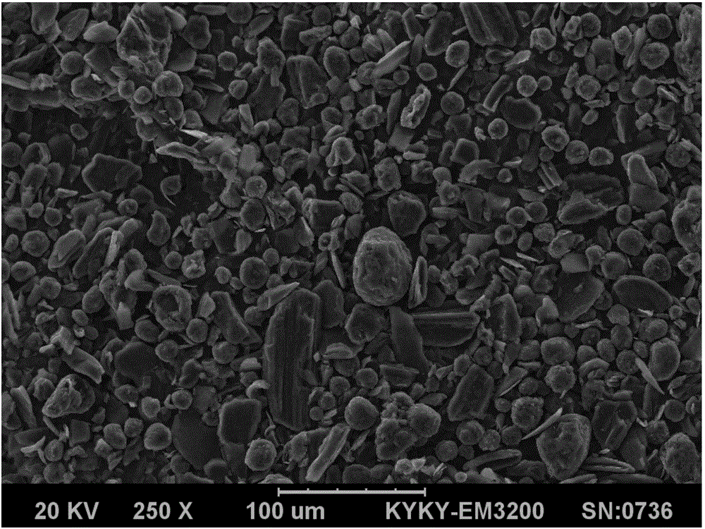 Negative electrode material of low-temperature lithium battery and preparation method of negative electrode material