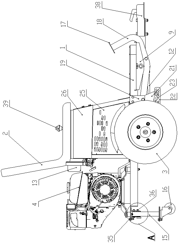 Scribing machine booster with illuminating function