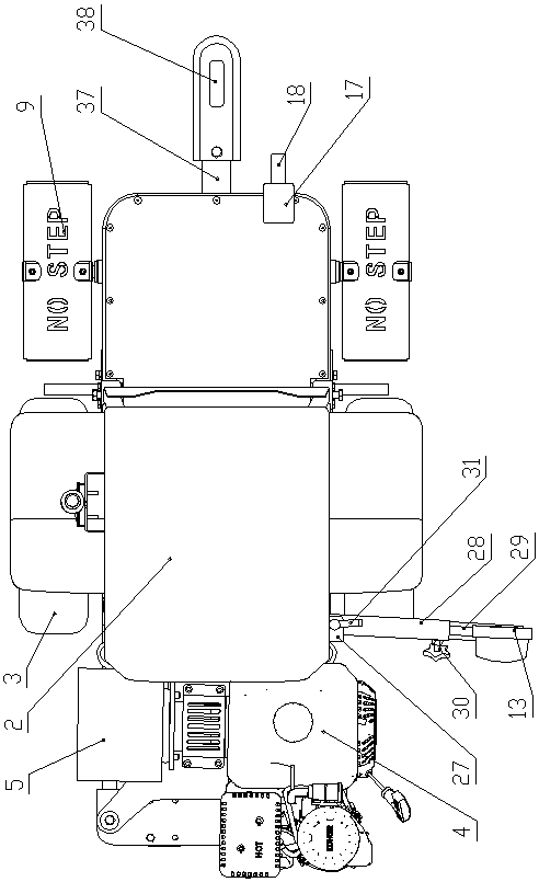 Scribing machine booster with illuminating function