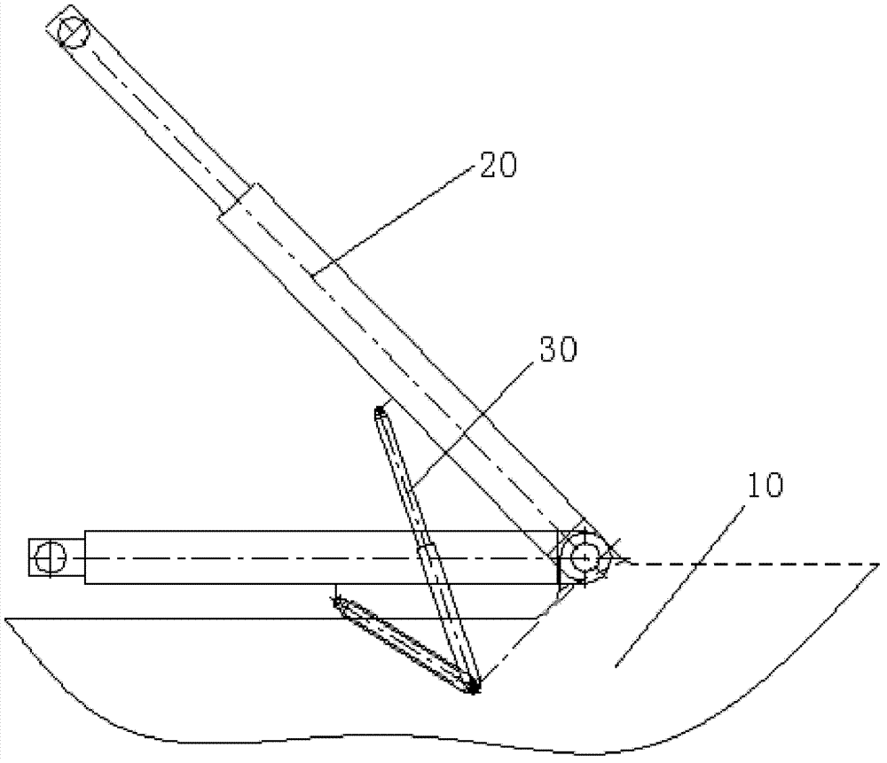 Engineering machinery and landing leg positioning and supporting device thereof