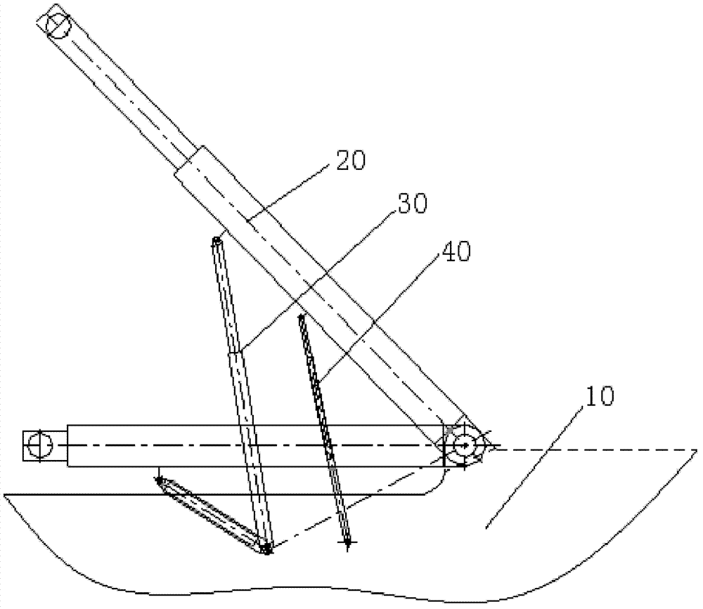 Engineering machinery and landing leg positioning and supporting device thereof