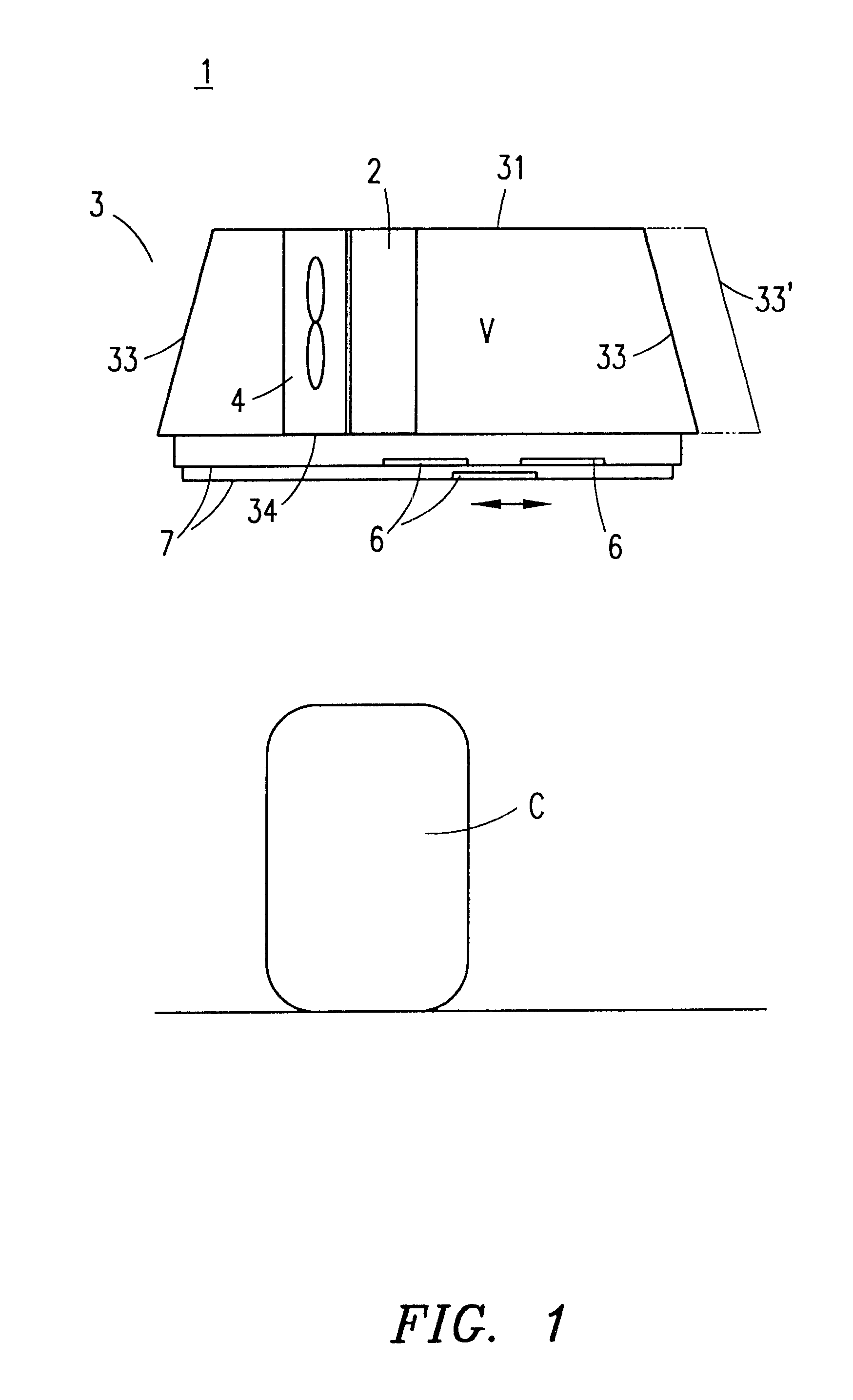 Overhead cooling system with selectively positioned paths of airflow