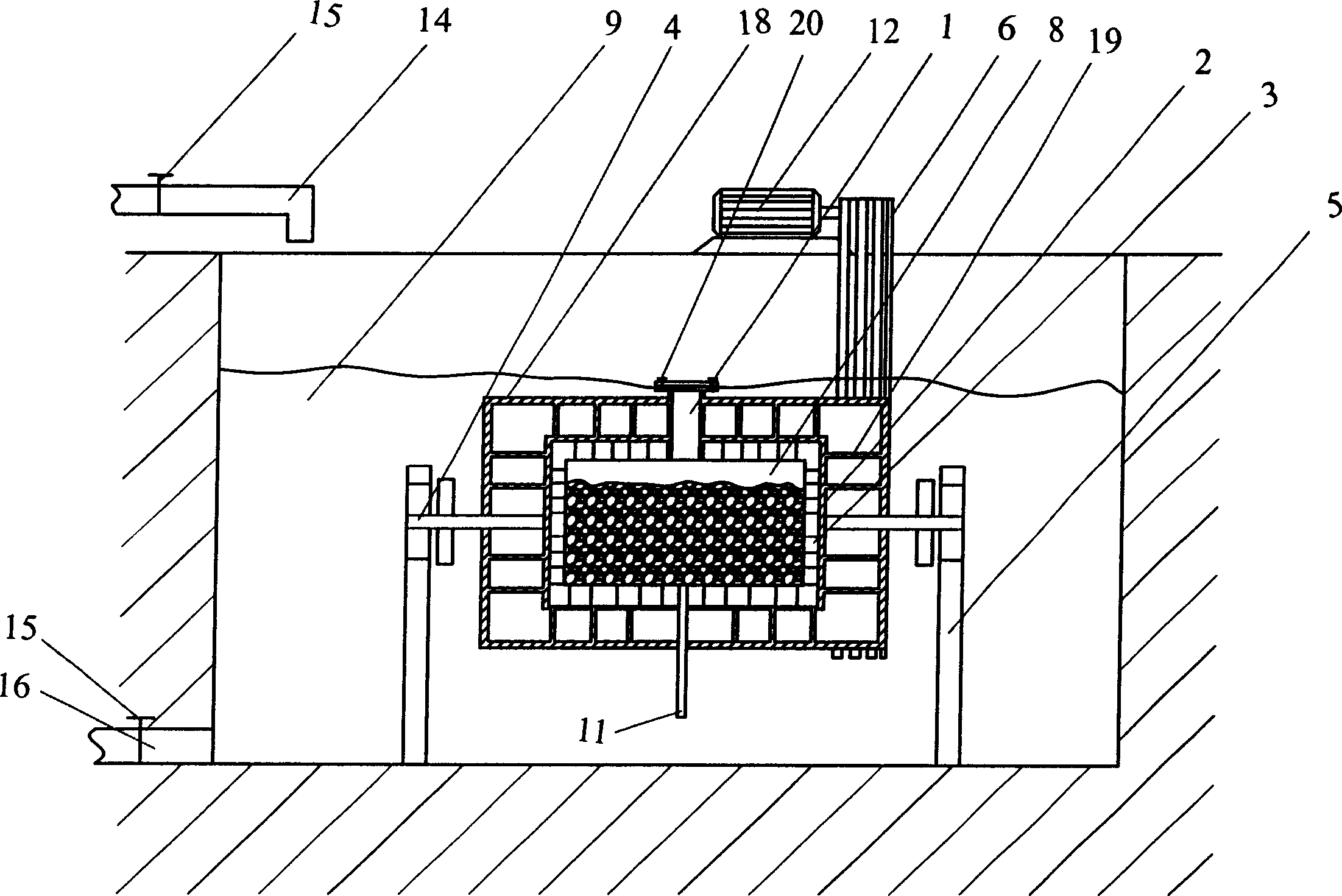 Liquid floated ball grinder