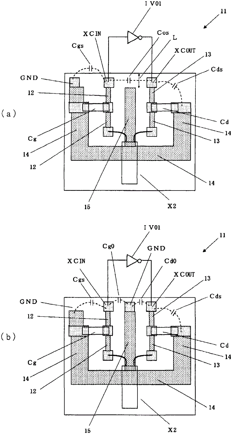 Oscillation circuit having shield wire, and electronic apparatus