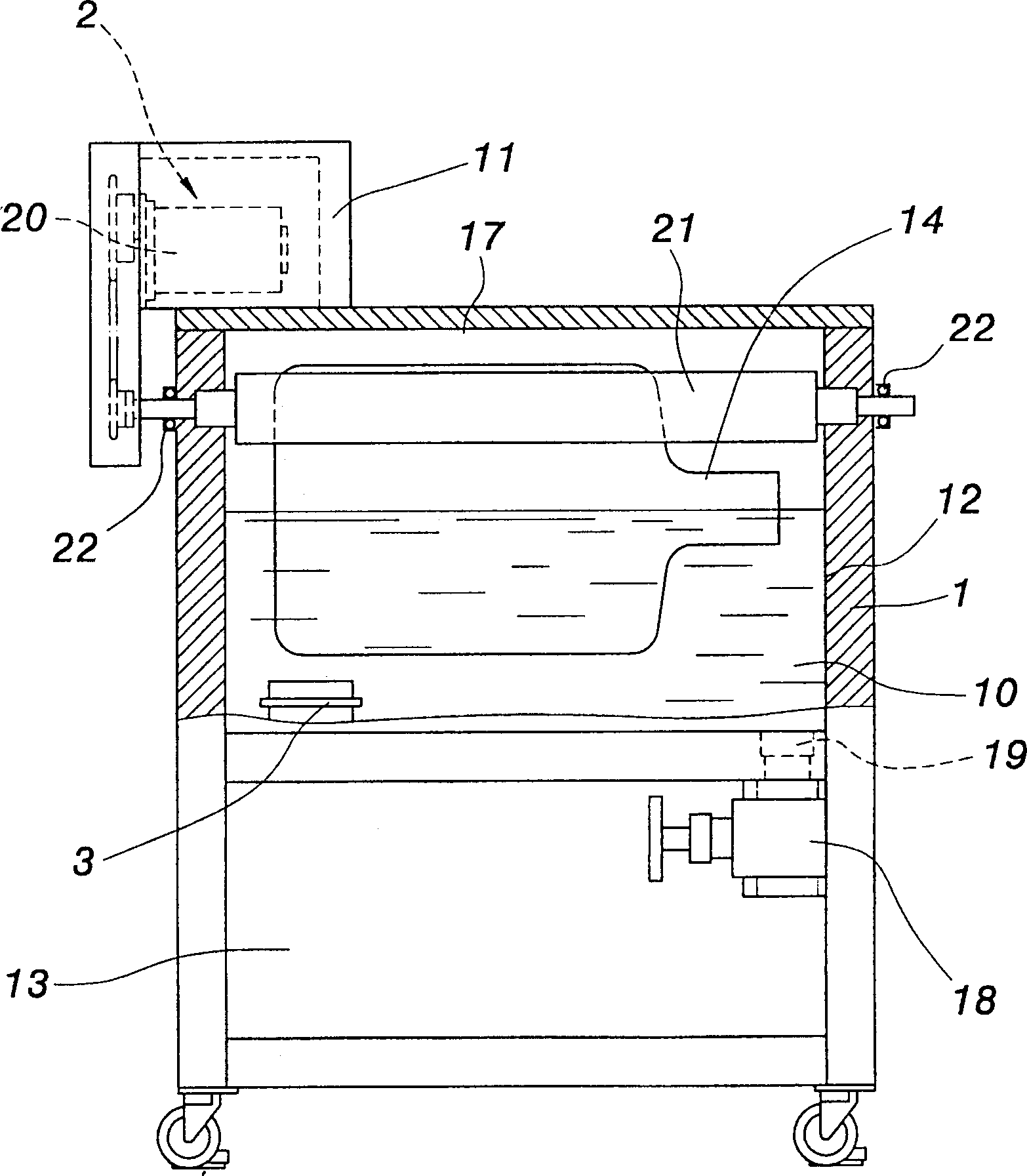 Ultrasonic vibration bottle-rolling device