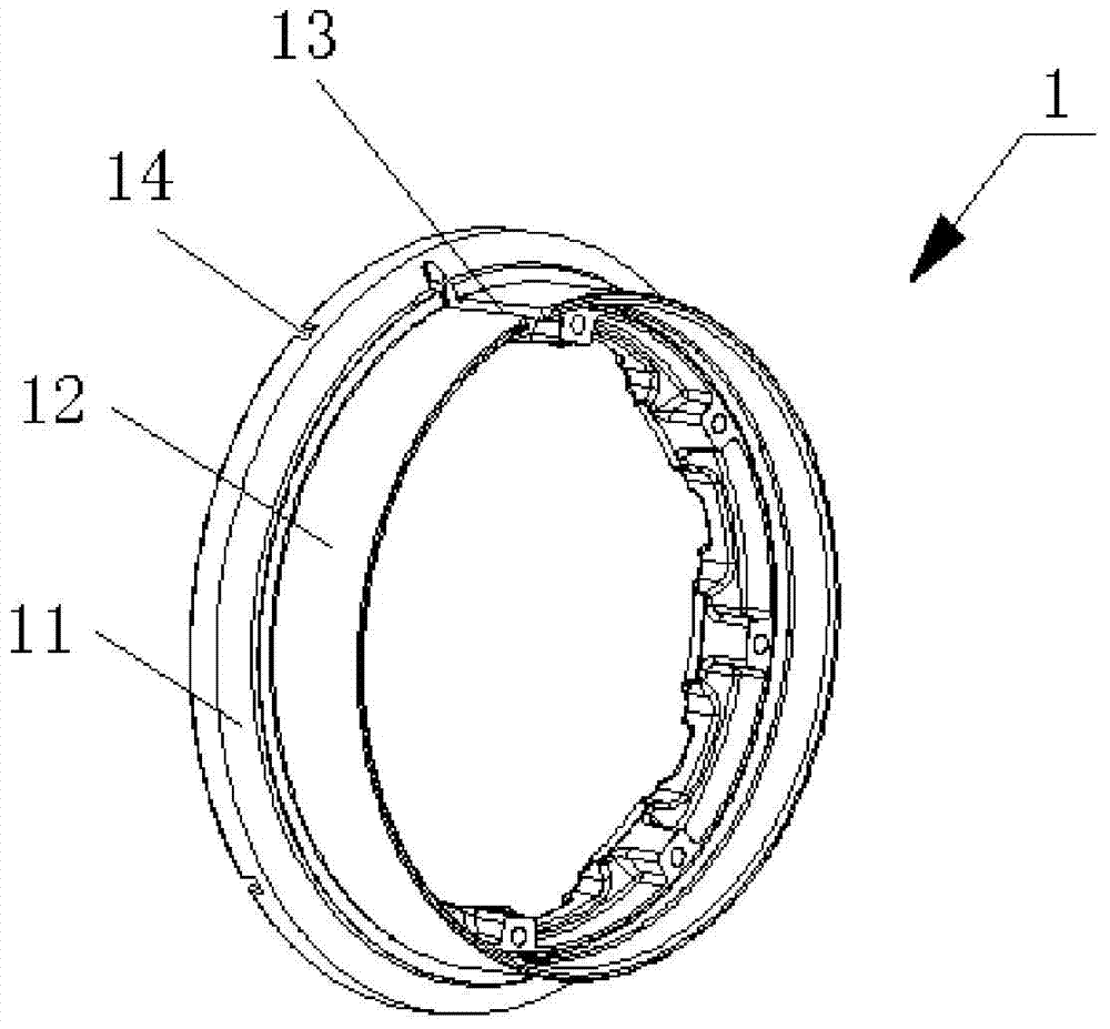 Connecting device between a hybrid electric vehicle and its motor and clutch