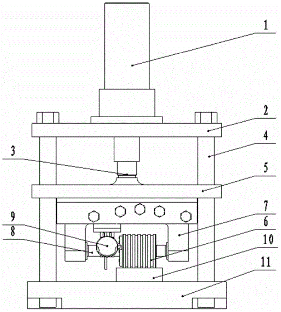 Loading device for bearing tester