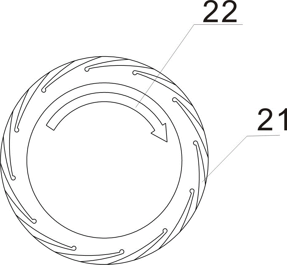 Corrugated pipe type dry gas seal device and seal method