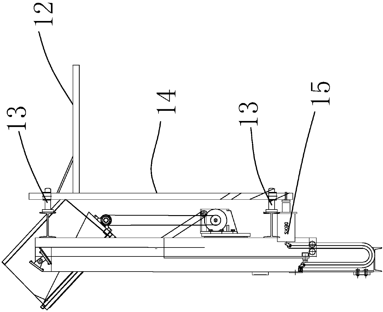 Automatic conveying and rapping system for medical waste treatment