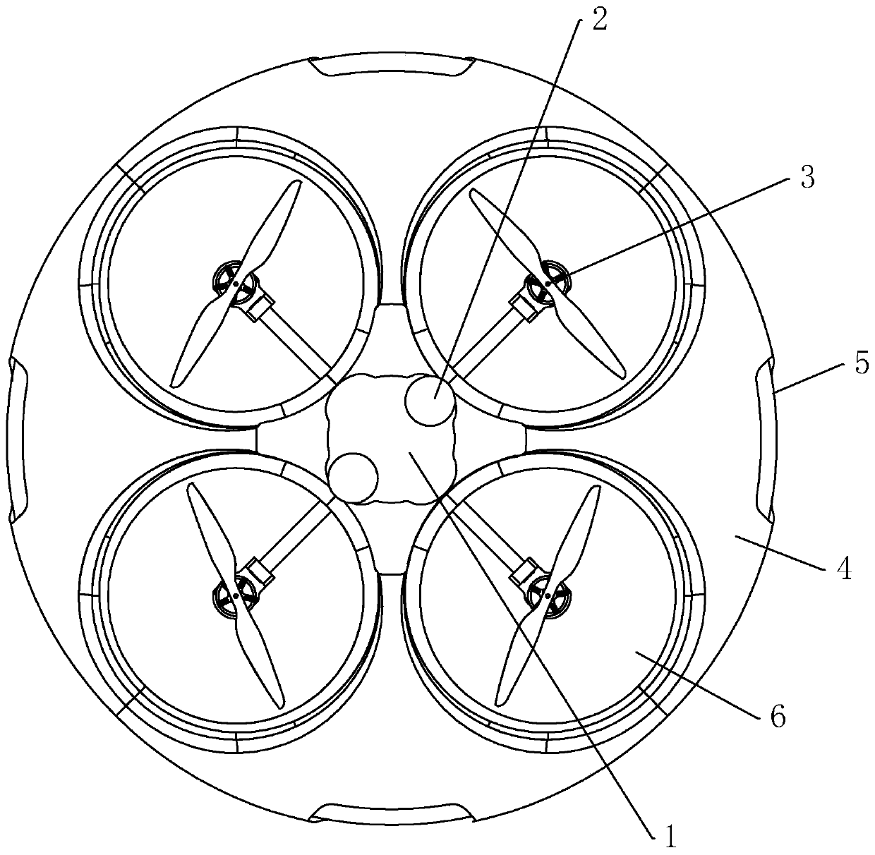 Disk-shaped duct type unmanned aerial vehicle