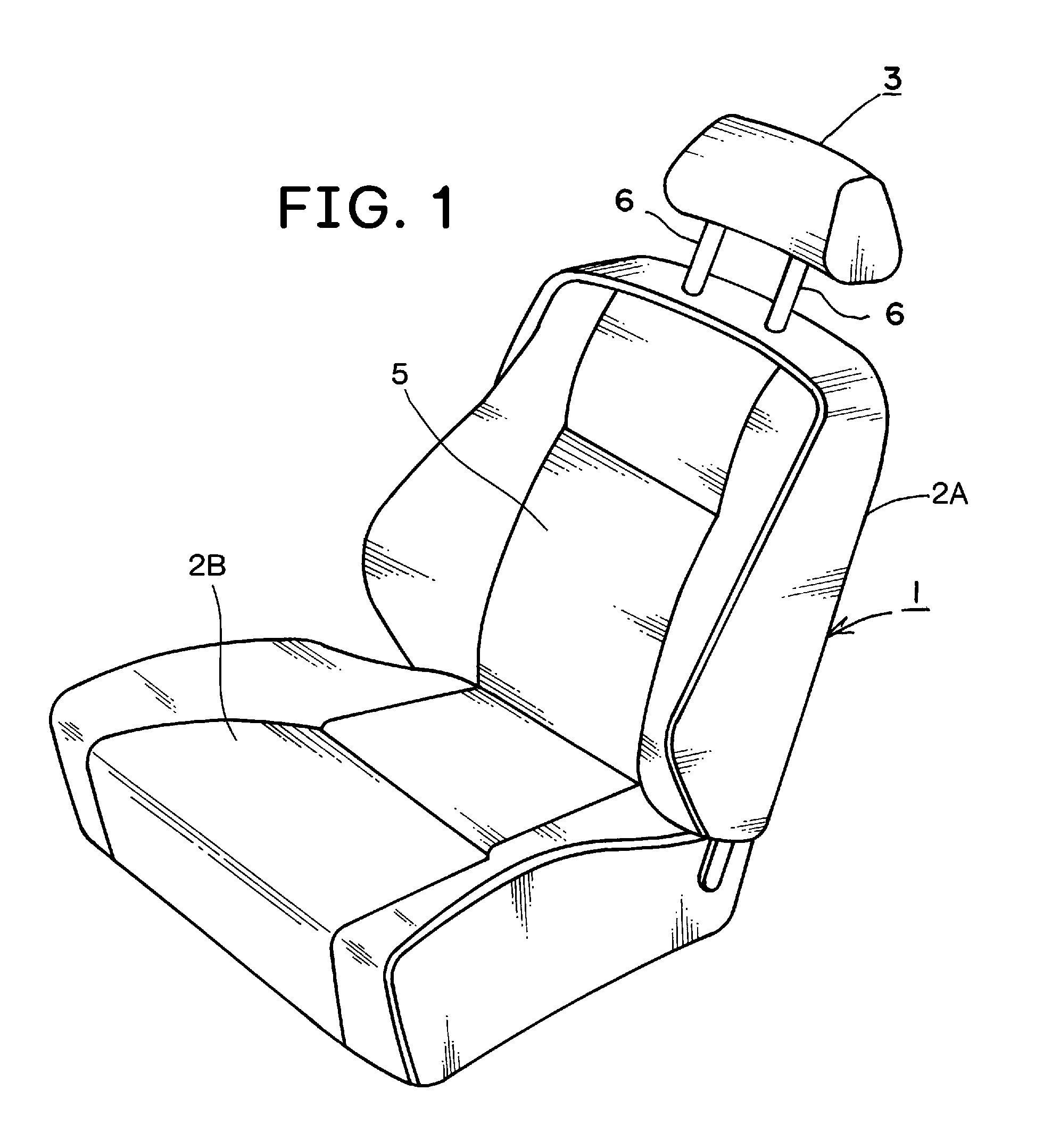 Coupling mechanism for headrest of vehicle seat