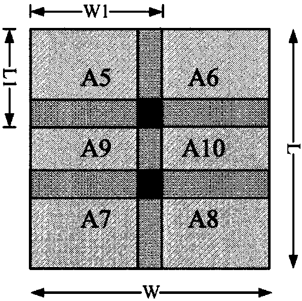 Technique and device for detecting sub-aperture stitching of large aperture plane optical element