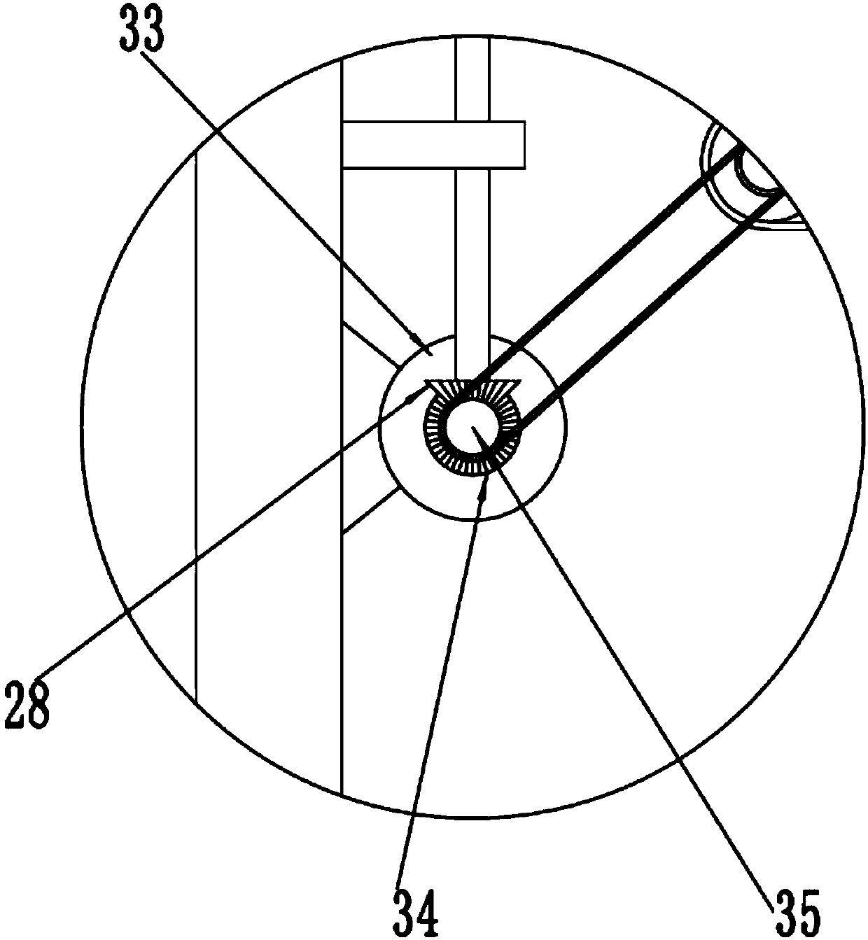 Peanut classifying and shelling device