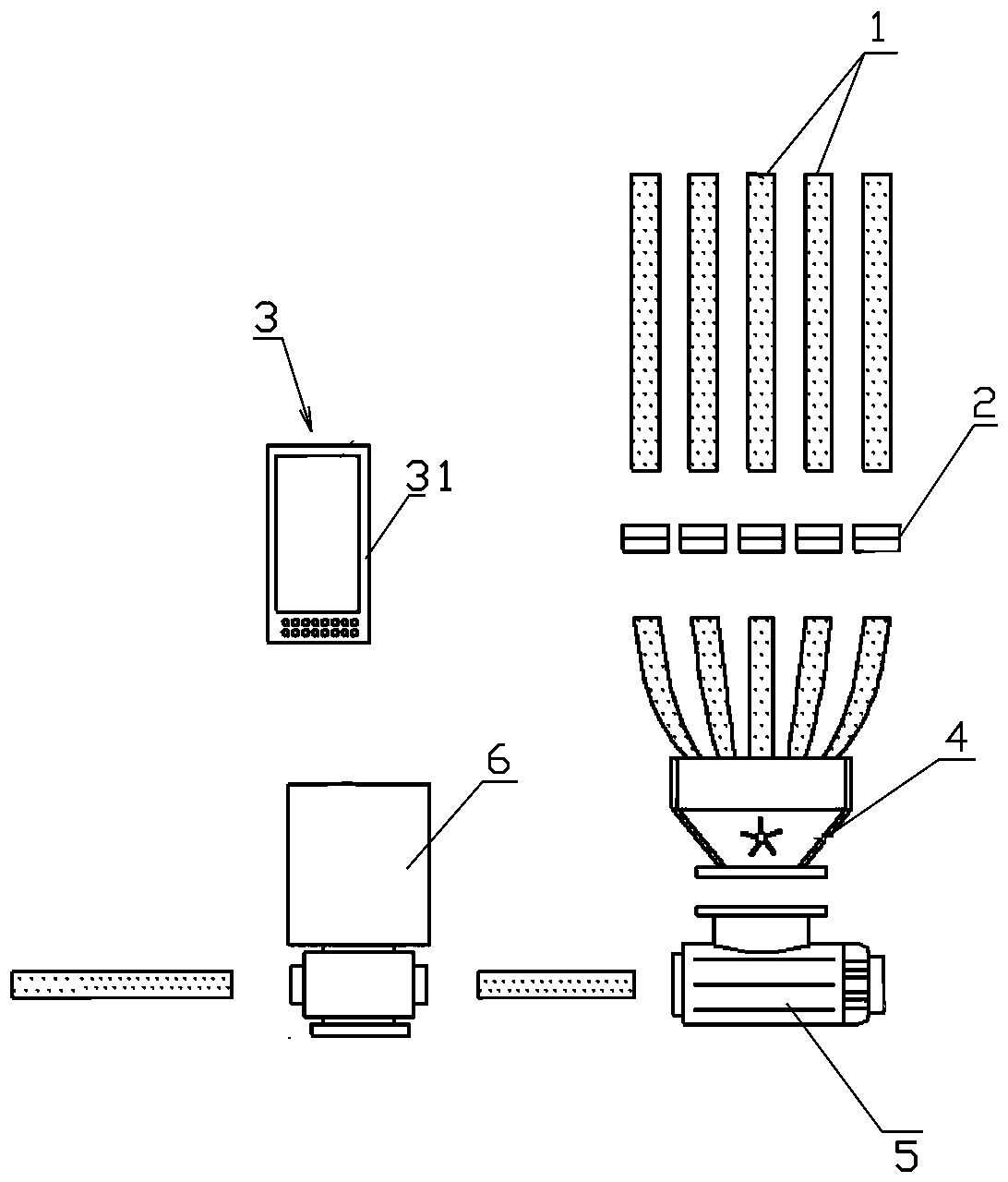 A color oil blending method and a color matching device